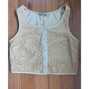 Everlane Eyelet Top